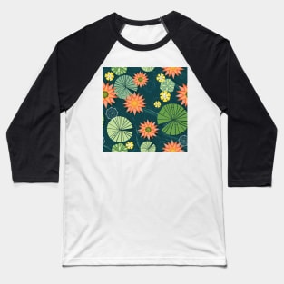 Lily pad pond Baseball T-Shirt